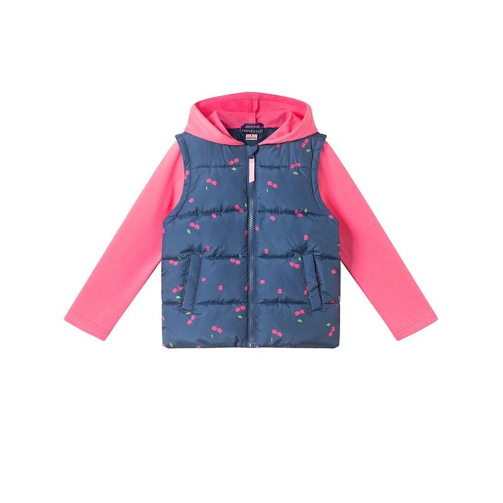 Andy & Evan Girls Hooded Jacket, Pink